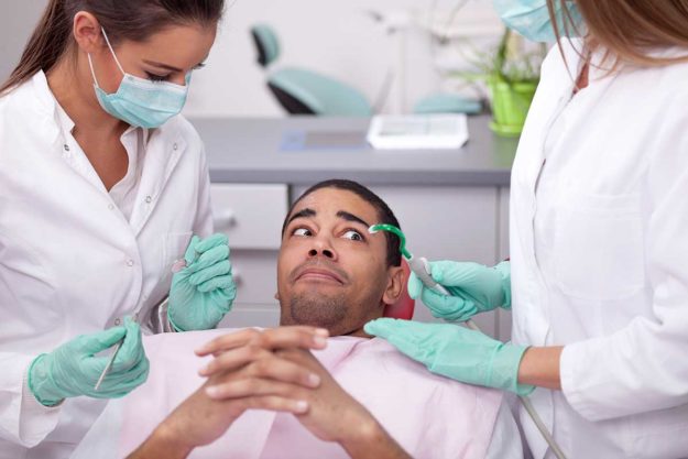 Root-Canal-Anxiety patient experiencing root canal anxiety