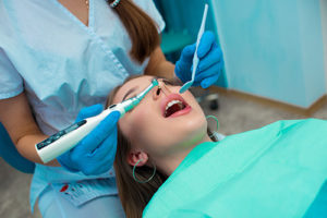 houston sedation dentist working on patient