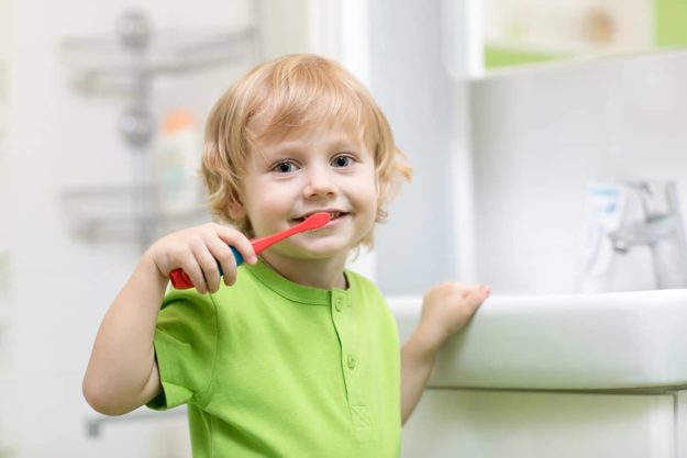 oral health (2) small child practicing oral health